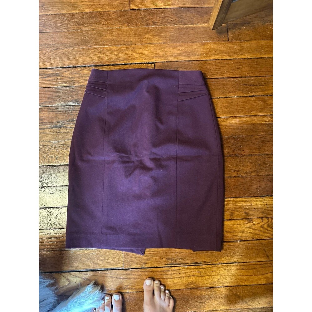 Express maroon Pencil Skirt